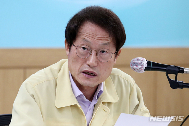 ▲ 조희연 서울시교육감이 23일 오전 서울 종로구 서울시교육청 브리핑룸에서 열린 기자간담회에서 모두발언을 하고 있다. ⓒ뉴시스