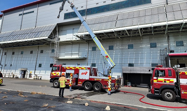 ▲ 대전소방본부 현지 적응 훈련 장면.ⓒ대전시