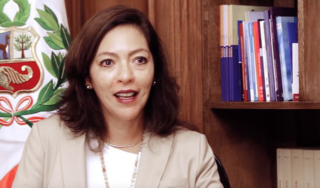 ▲ 엘리자베스 살몬 유엔 북한인권특별보고관. 살몬 특별보고관은 페루 출신의 인권전문가다. ⓒ오베르타 데 카탈루냐 대학 제공.