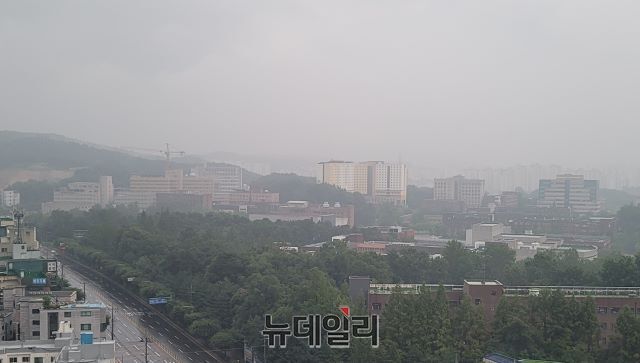 ▲ 청주 구룡산과 충북대병원~충북대 주변.ⓒ뉴데일리 D/B