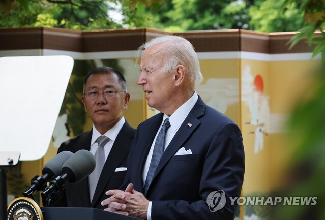 ▲ 조 바이든 대통령이 최근 IRA에 서명하면서 현대차그룹의 전기차 모델들이 미국에서 보조금을 받을 수 없게 됐다. ⓒ연합뉴스