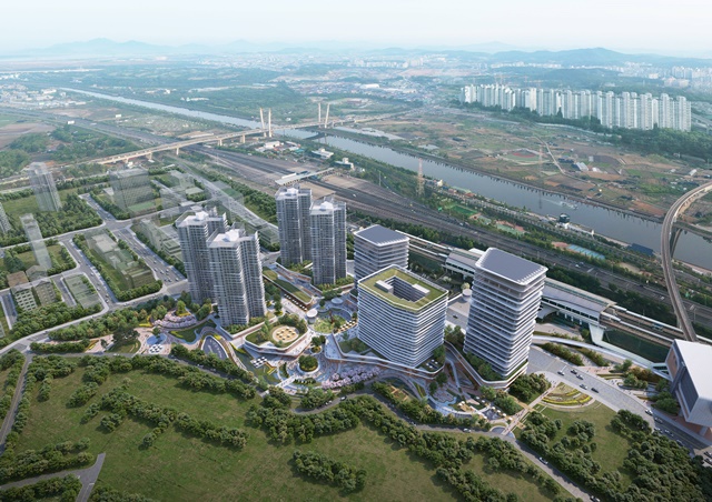 ▲ '검암 플라시아 복합환승센터' 조감도. ⓒ롯데건설