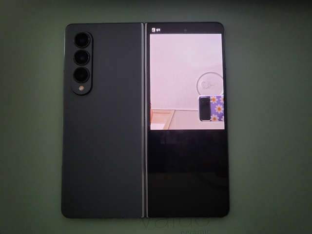 ▲ 셀피 프리뷰를 볼 수 있는 전면 모드 적용 ⓒ장소희 기자