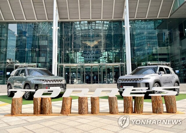 ▲ 쌍용차는 '토레스' 흥행 성공을 발판으로 경영정상화를 이룬다는 목표다. ⓒ연합뉴스