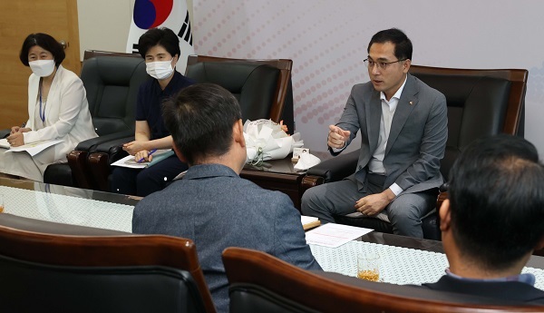 ▲ 29일 간담회 모습.ⓒ대전 동구