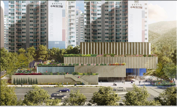 ▲ '서울어울림체육센터' 설계 조감도. ⓒ서울시 제공