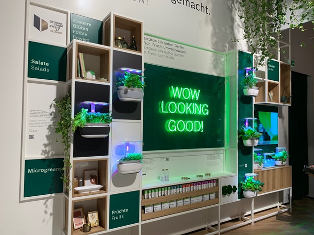 ▲ 유럽 최대 가전전시회 'IFA 2022'에서 보쉬가 전시한 식물가전. ⓒ이성진 기자