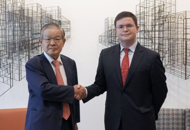 ▲ 권태신 전경련 부회장과 美반도체협회(SIA) 지미 굿리치(Jimmy Goodrich) 글로벌정책 담당 부회장 ⓒ전경련