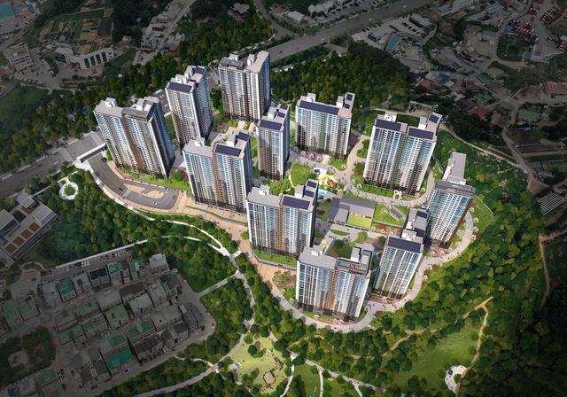 ▲ ‘평택석정공원 화성파크드림’조감도.ⓒ화성산업