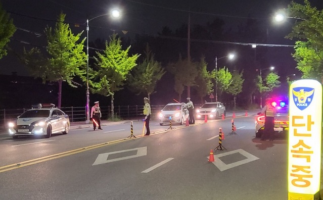 ▲ 음주단속 장면.ⓒ충남경찰청