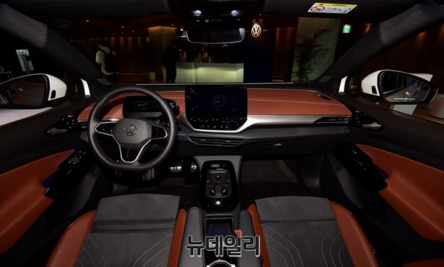 ▲ ID.4 내부 ⓒ정상윤 기자