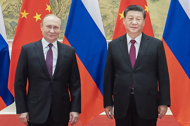 ▲ 지난 2월 4일 베이징 동계올림픽 개막일 열린 러중 정상회담에서 블라디미르 푸틴 러시아 대통령과 시진핑 중국 국가주석이 포즈를 취했다. ⓒ뉴시스-신화. 무단전재 및 재배포 금지.