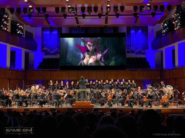 ▲ 'GAME ON!' 게임음악콘서트 공연 장면.ⓒ롯데콘서트홀