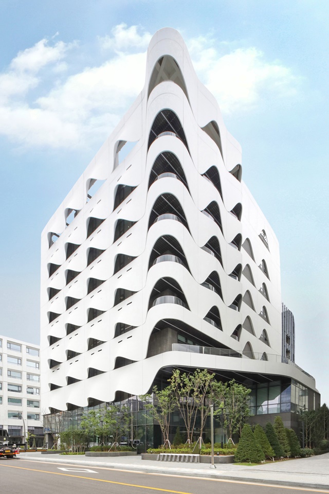 ▲ 삼진제약 마곡 연구센터. ⓒCJ대한통운 건설 부문