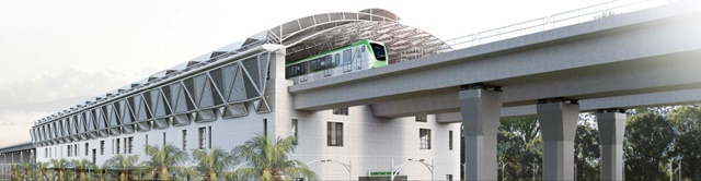 ▲ 최근 현대건설이 수주한 '필리핀 남부도시철도 공사' 조감도. ⓒ현대건설