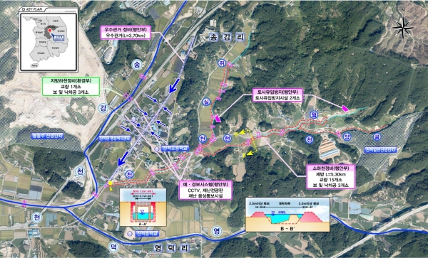 ▲ 충주시는 산척지구 풍수해 생활권 종합정비사업비 287억 원을 확보했다.ⓒ충주시