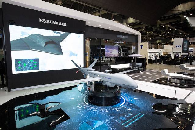 ▲ DX KOREA 2022 실내 전시공간에 위치한 대한항공 부스 전경. ⓒ대한항공