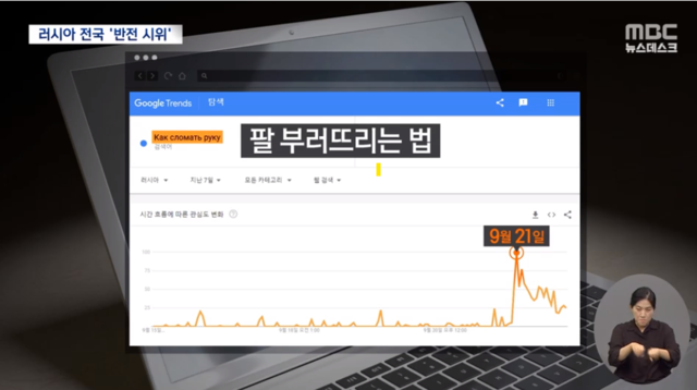 ▲ '팔 부러뜨리는법' 검색량 급증ⓒMBC