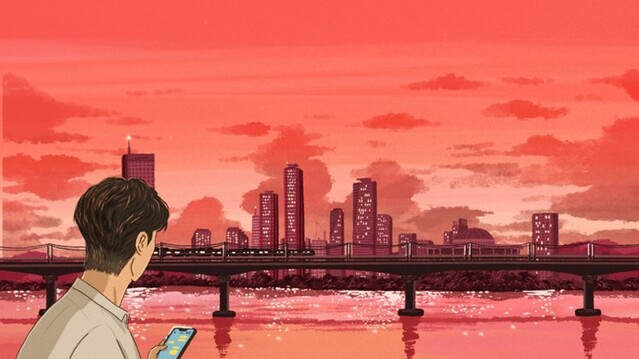 ▲ 배성규 작가의 일러스트 작품 '지금 너에게 보여주고 싶은 하늘'.ⓒ티모넷