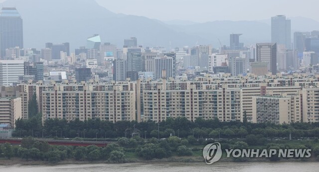 ▲ 서울 강남의 아파트단지 전경.ⓒ연합뉴스