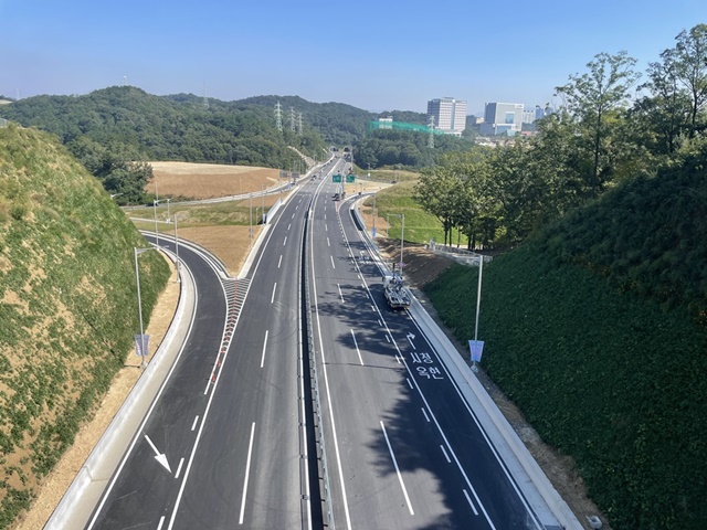 ▲ 울산 이예로(옥동~농소) 1구간 도로. ⓒDL건설