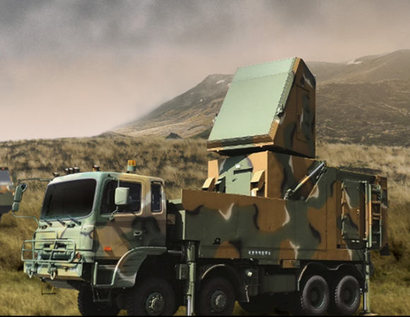 ▲ 한화시스템이 개발 및 양산한 천궁 다기능레이다 이미지.ⓒ한화시스템