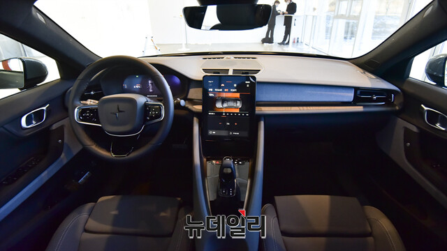 ▲ 폴스타2 내부 ⓒ뉴데일리DB