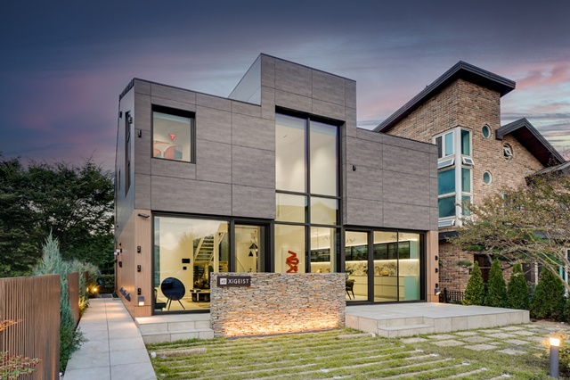 ▲ '자이가이스트'의 하남시 덕풍동 위치한 프리패브 콘셉트 하우스. ⓒGS건설