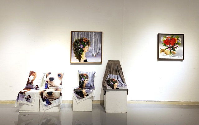 ▲ 이번 전시회에서 전시될 박소령 작가의 '여인의 향기' 작품.ⓒ대구 패턴 디자인 연구회