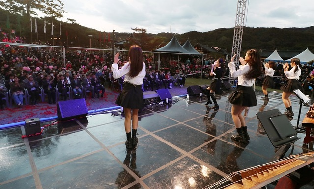 ▲ 세종대왕과 초청축제 개막식 행사. ⓒ청주예총