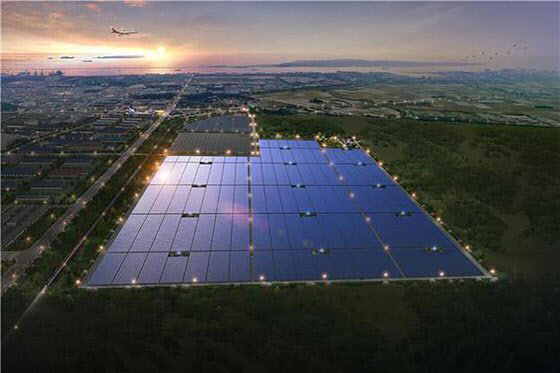 ▲ 새만금 육상태양광 발전시설 현장 조감도 ⓒ국토교통부