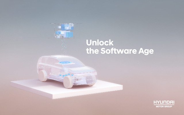 ▲ 현대차그룹은 ‘소프트웨어로 모빌리티의 미래를 열다(Unlock the Software Age)’ 행사를 통해 소프트웨어 중심 비전을 발표했다. ⓒ현대차그룹