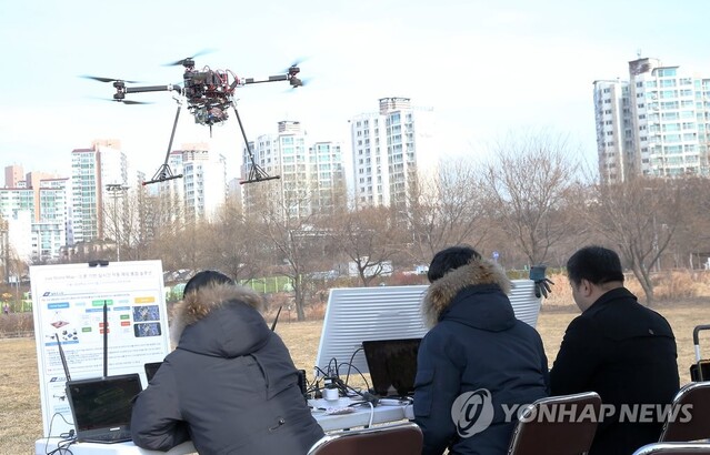 ▲ 드론맵 시연.ⓒ연합뉴스