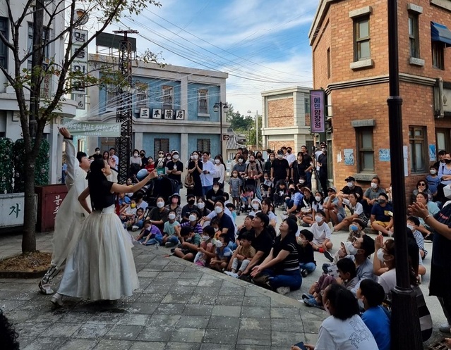 ▲ 거리공연 행사.ⓒ논산시