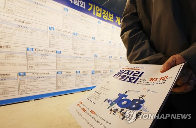 ▲ 일자리 박람회.ⓒ연합뉴스