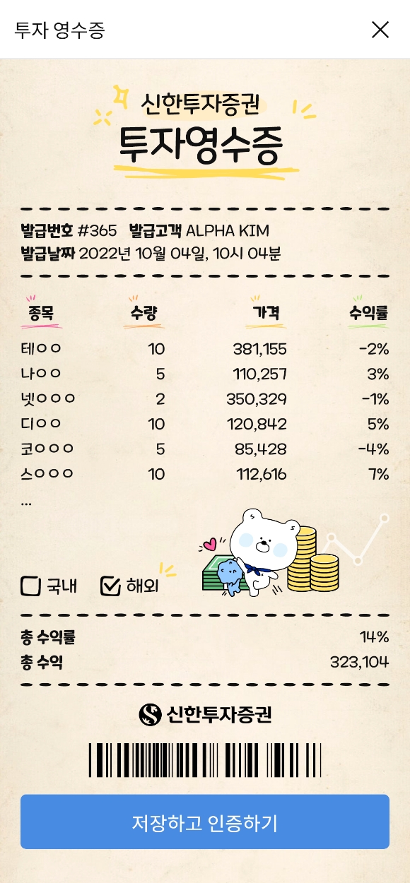 ▲ ⓒ신한투자증권