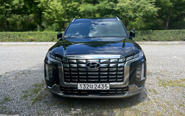 ▲ 팰리세이드 3.8 가솔린 캘리그래피 트림 모습. ⓒ김재홍 기자