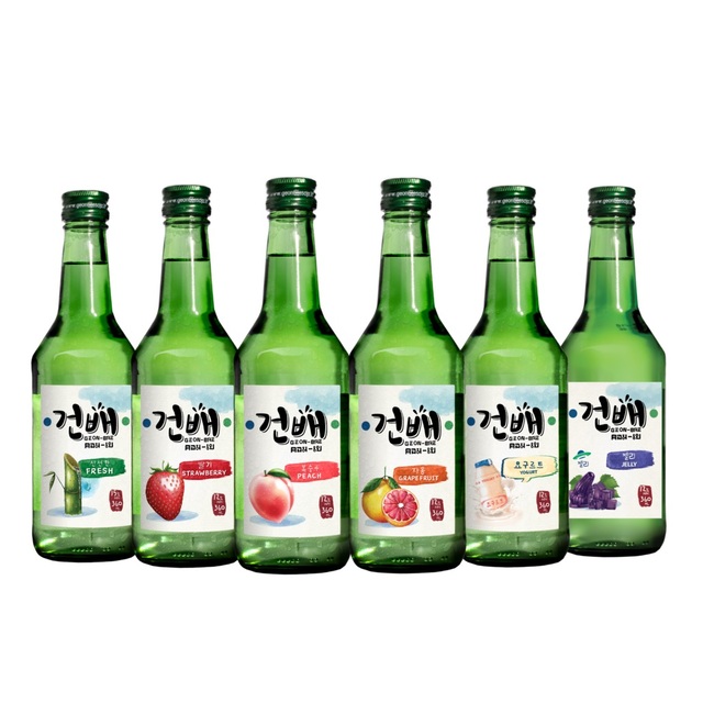 ▲ 태국에서 판매되는 소주 제품 '건배'.ⓒThai spirits