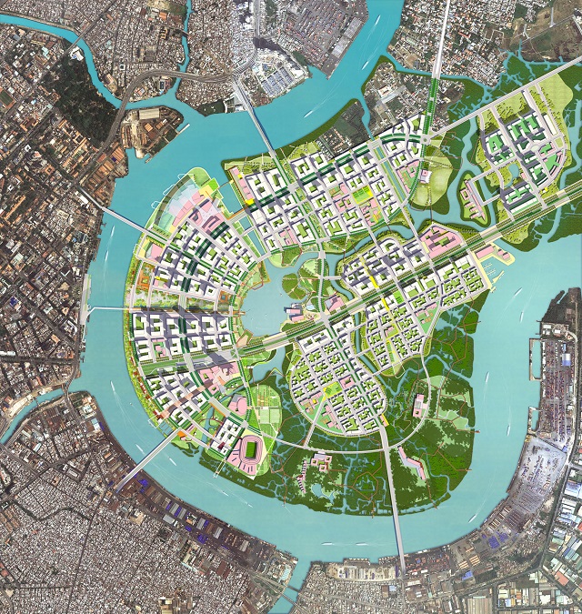 ▲ 베트남 이마트 2호점이 위치할 '투 티엠 지역' 지도ⓒsasaki associates