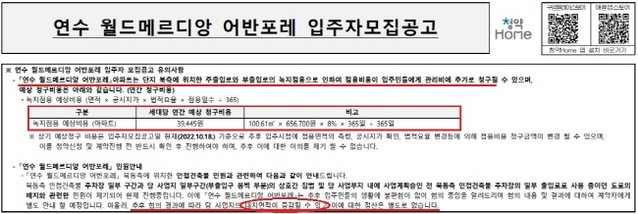 ▲ ⓒ 입주자모집공고