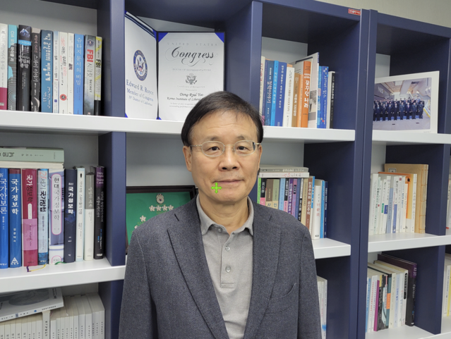 ▲ 유동열 자유민주연구원 원장ⓒ곽수연 기자