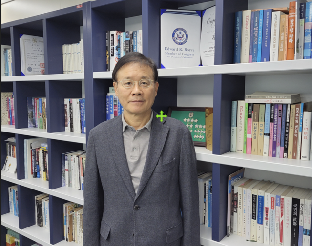 ▲ 유동열 자유민주연구원 원장ⓒ곽수연 기자