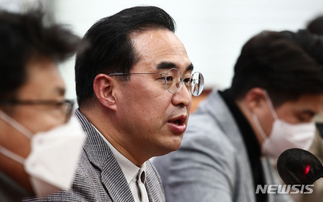 ▲ 박홍근 더불어민주당 원내대표가 23일 오후 서울 여의도 국회에서 열린 기자간담회에서 발언하고 있다.ⓒ뉴시스(사진=공동취재사진)