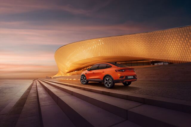 ▲ 일렉트릭 오렌지 컬러의 XM3 하이브리드 ⓒ르노코리아