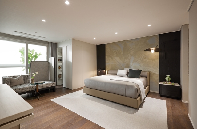 ▲ 빌리브 헤리티지 마스터룸 촬영컷.ⓒ신세계건설