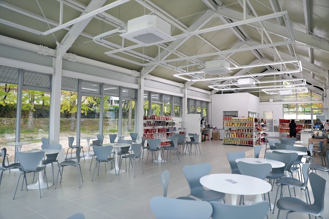 ▲ 푸드존 ‘기파랑’ 내부 전경.ⓒ경주엑스포