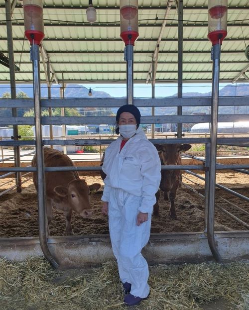 ▲ 옥천 ‘제24대 축산왕’으로 선정된 김희자 씨.ⓒ옥천군