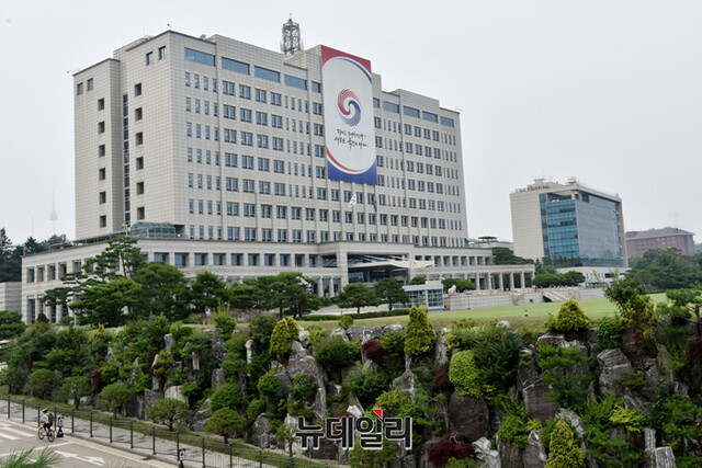 ▲ 용산 대통령실이 위치한 옛 국방부 청사.ⓒ강민석 기자