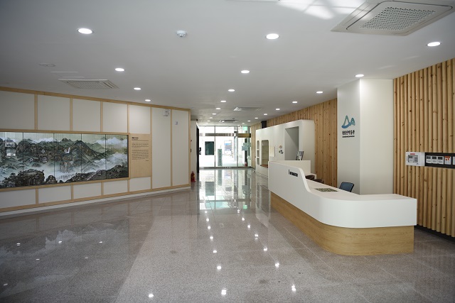 ▲ 청량산박물관 로비 전경.ⓒ봉화군