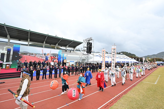 ▲ 영덕군은 지난 28일 영덕군민운동장에서 ‘제57회 영덕군민체육대회’를 성황리 개최했다.ⓒ영덕군